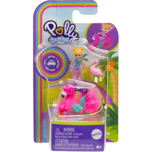 Polly Pocket - Pollyville Single Fig & Car