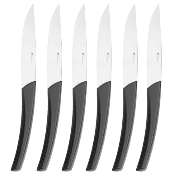 Degrenne Paris - Quartz Carbon 6 Piece Steak Knives Set