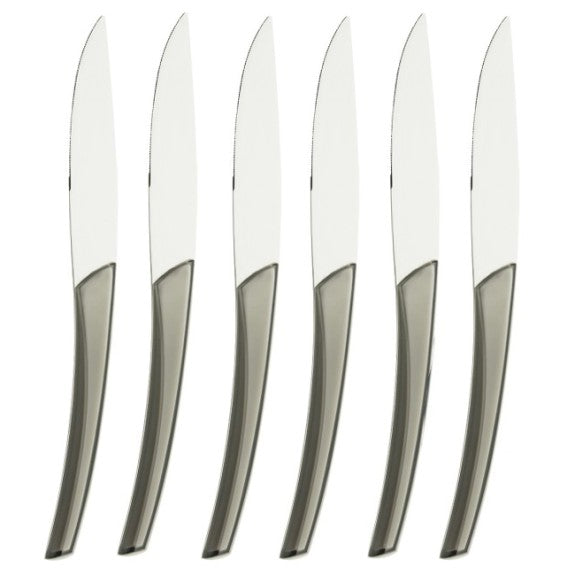 Degrenne Paris - Quartz Steak Knife Set of 6, Brown