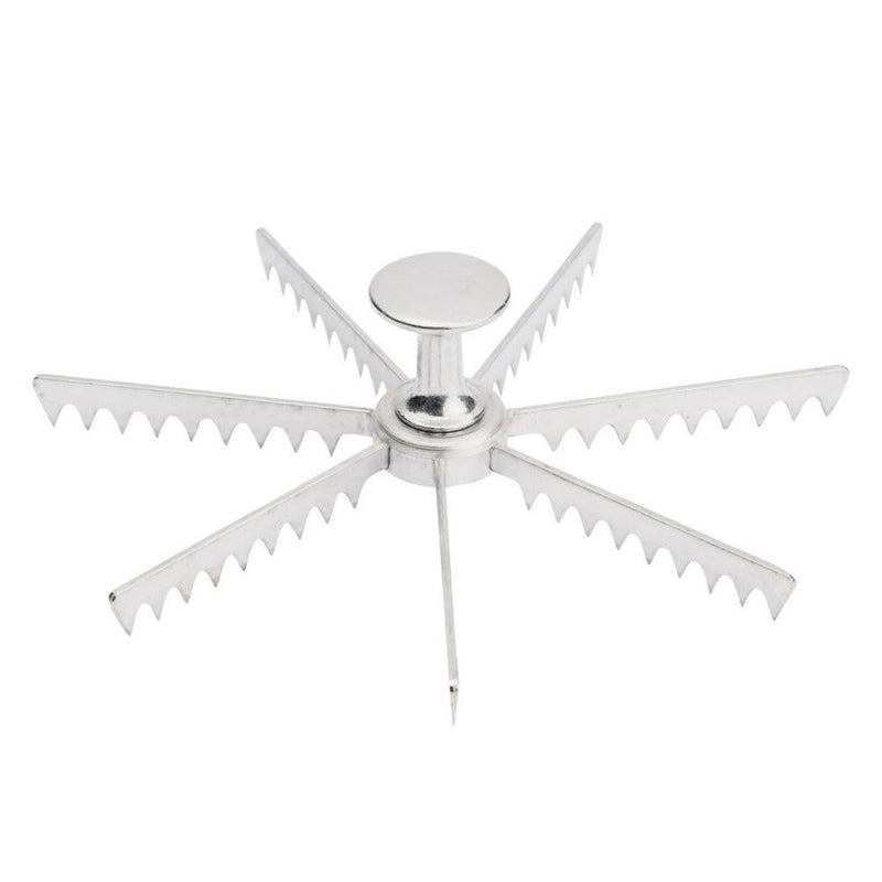 Browne - Pie Marker - 7 Cut - Cast Aluminum - Polished Finish