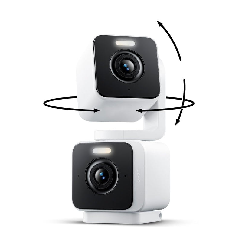 Wyze Pan Cam Duo Security Camera WYZEC-DUO-WH, White
