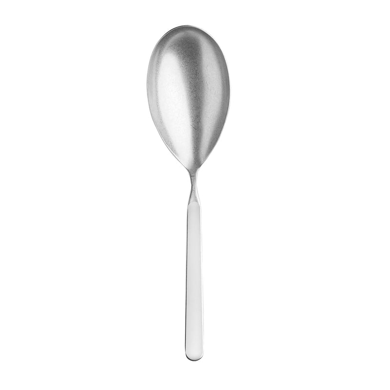 Mepra – Fantasia Pewter Risotto Spoon – Porcelain