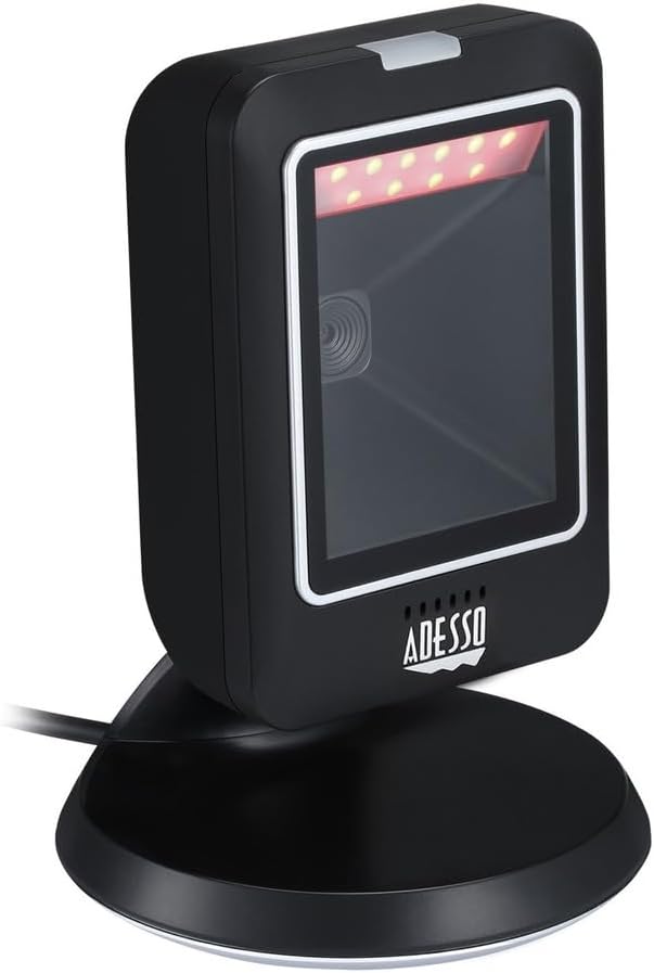 Adesso - 2D Desktop Hand-free Barcode Scanner (USB)
