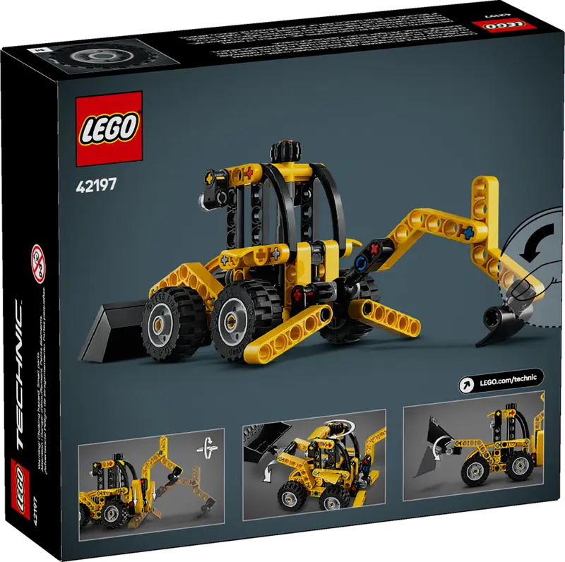 LEGO - 42197 - TECHNIC - Backhoe Loader - 104pcs