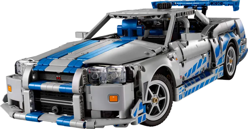 LEGO - 42210 - TECHNIC - 2 Fast 2 Furious Nissan Skyline GT-R (R34) Car - 1410pcs