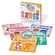 hand2mind Feelings Family Book Set - Loved, Excited, Nervous, Lonely & Frustrated