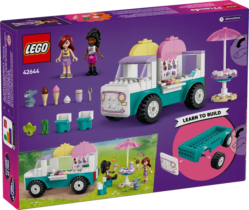 LEGO - 42644 - FRIENDS - Heartlake City Ice Cream Truck - 92pcs