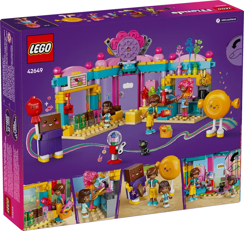 LEGO - 42649 - FRIENDS - Heartlake City Candy Store - 376pcs