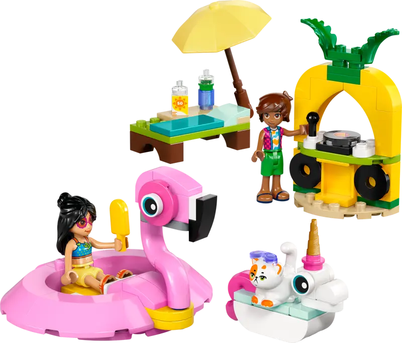 LEGO - 42658 - FRIENDS - Unicorn & Flamingo Pool Party - 99pcs