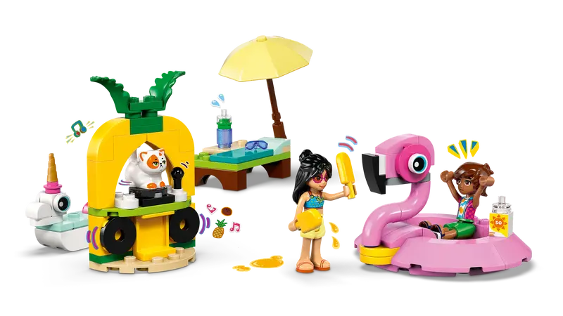LEGO - 42658 - FRIENDS - Unicorn & Flamingo Pool Party - 99pcs