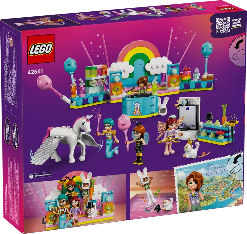 LEGO - 42661 - FRIENDS - Costume Party with Unicorn & Fairy - 261pcs