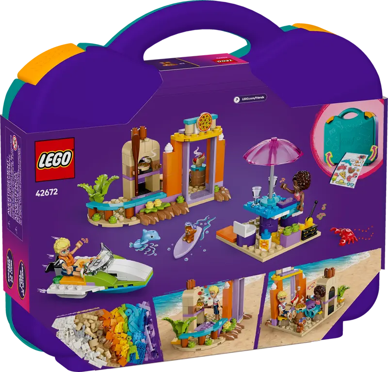 LEGO - 42672 - FRIENDS - Creative Beach and Travel Suitcase - 188pcs