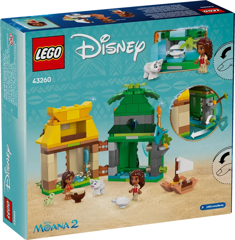 LEGO - 43260 - DISNEY - Moana's Island Fun - 175pcs