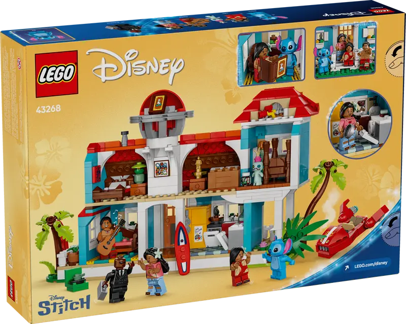 LEGO - 43268 - DISNEY - Lilo andStitch Beach House - 834pcs