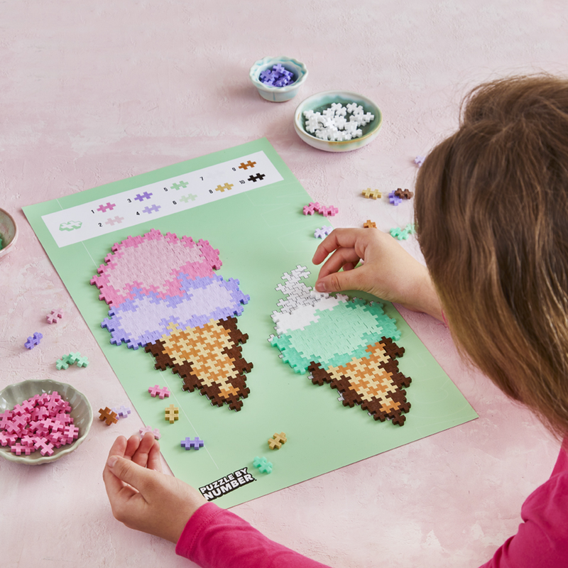PUZZLE BY NUMBER - ICE CREAM CONES - 250pcs
