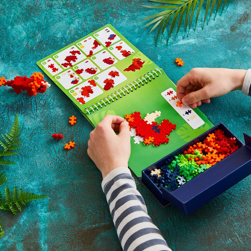 PUZZLE BY NUMBER - ACTIVITY PADS  - DINOSAURS - 125pcs