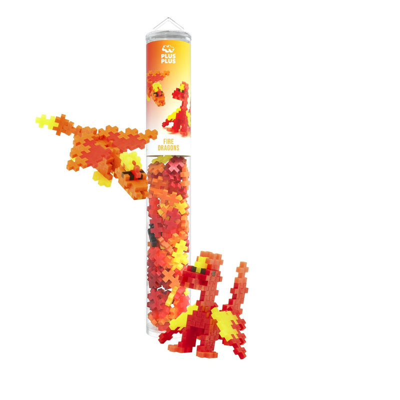 TUBE - FIRE DRAGONS - 100pcs