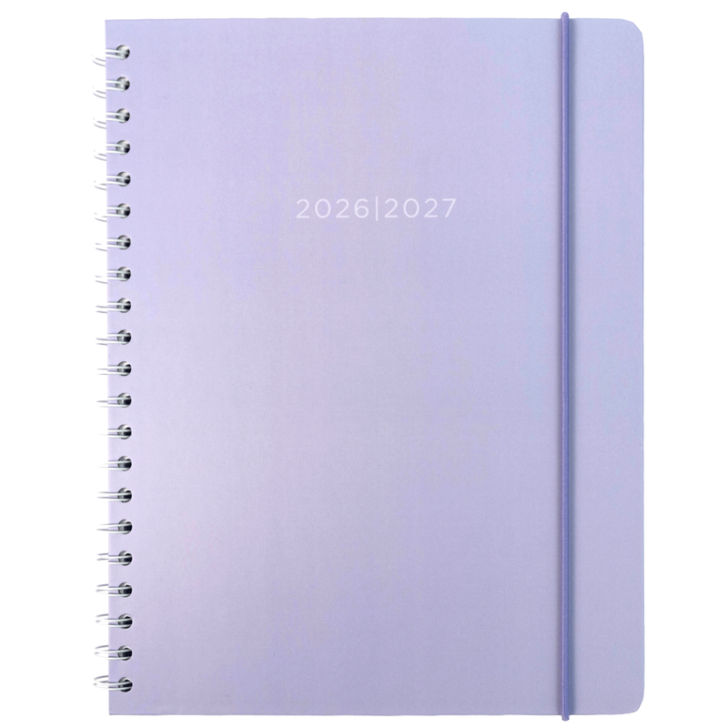 ACADEMIC AGENDA 2026-2027- LARGE 1W/2P- PASTEL PURPLE