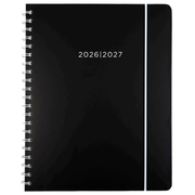 ACADEMIC AGENDA 2026-2027- LARGE 1W/2P- BLACK