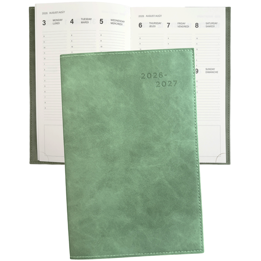ACADEMIC AGENDA 2026-2027- LARGE 1W/2P-PROGRAMMA- FOREST GREEN