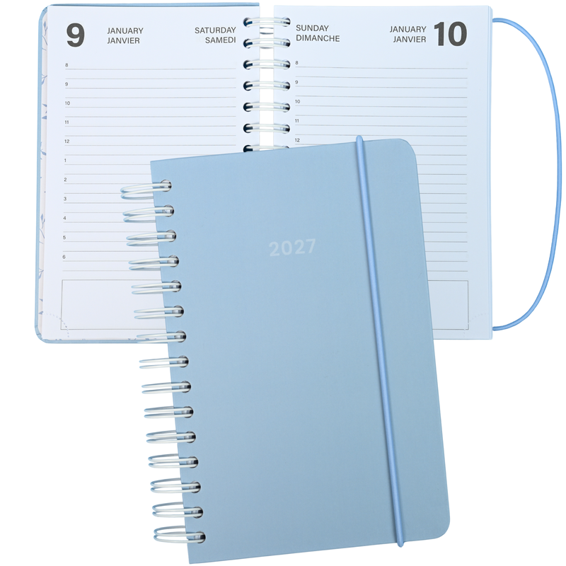 Pierre Belvedere - Annual Agenda 2027- Small- 1D/1P- Cerulean