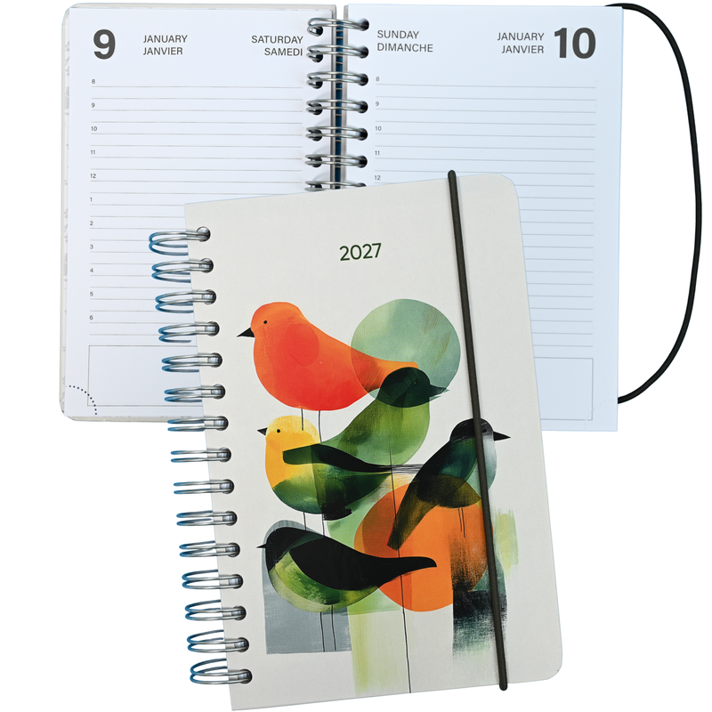Pierre Belvedere - Annual Agenda 2027- Small- 1D/1P-Quiet Perch