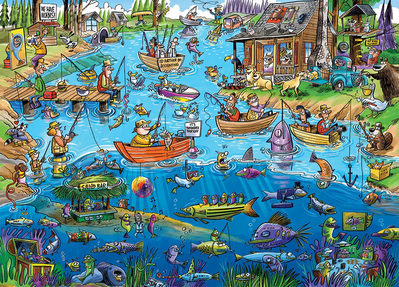 Cobble Hill - Gone Fishing (1000-Piece Puzzle)