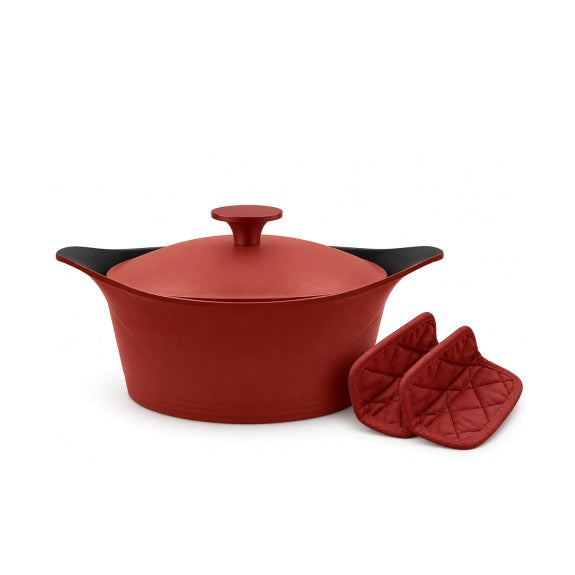 Cookut - The Incredible Cocotte 28 cm (Serves 6-12) Passion, Includes Knob and Handles