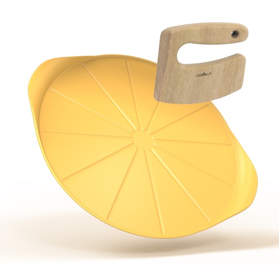 Cookut - The Formidable Pizza Plate & Knife 33 cm Mango