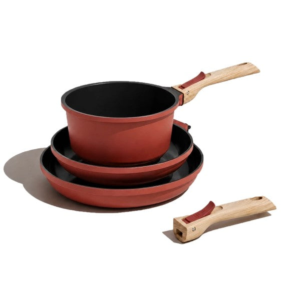 Cookut - Trio of Pots with Detachable Handles Passion