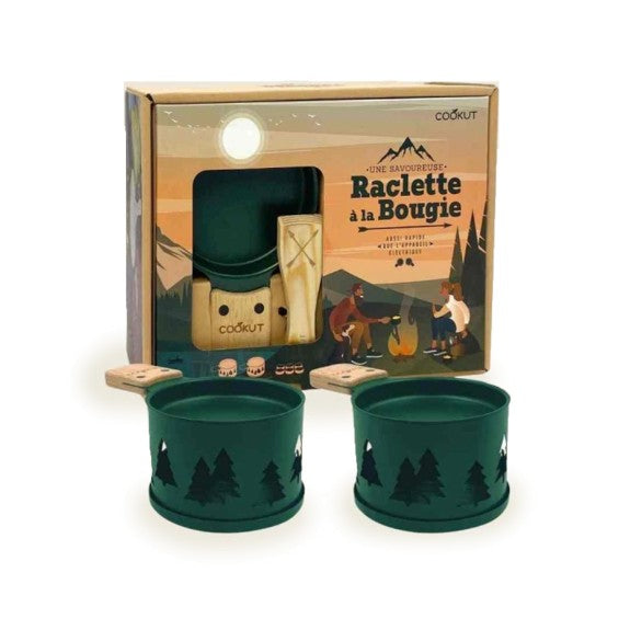 Cookut - Lumi Raclette for Duo - Green Christmas Tree