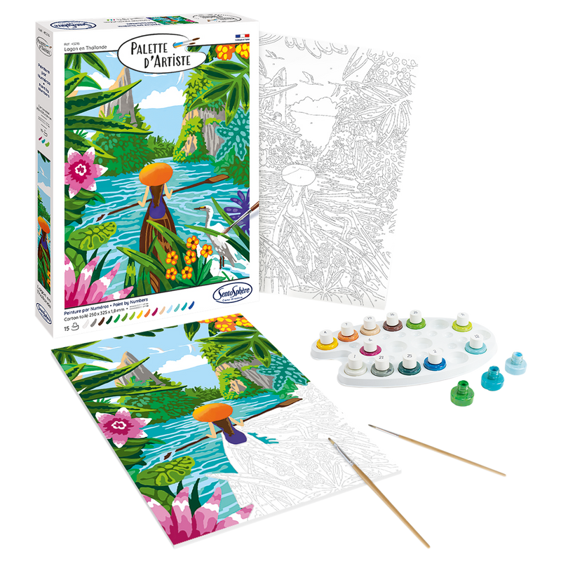 ARTIST PALETTE - LAGOON IN THAILAND