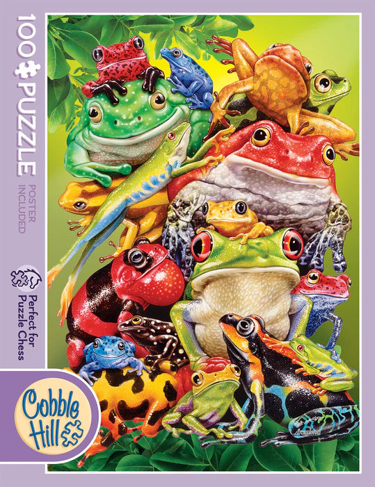 Cobble Hill - 100 Piece Jigsaw Puzzle - Frog Business