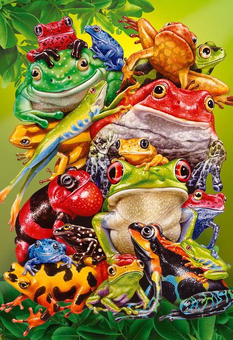 Cobble Hill - 100 Piece Jigsaw Puzzle - Frog Business