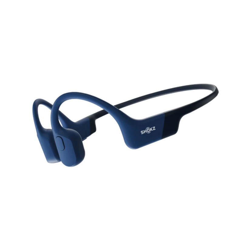 Shokz OpenRun Bone Conduction Headphones in blue