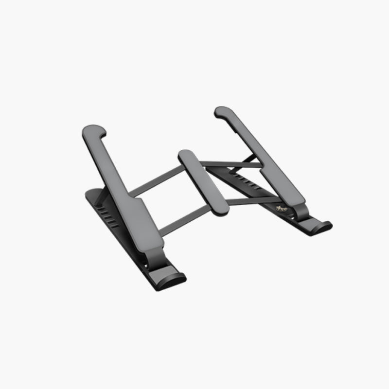 Xtech foldable portable laptop stand in black
