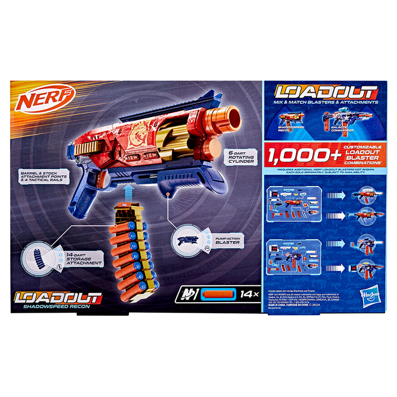NERF – Loadout – Shadowspeed Recon Dart Blaster – product view 3