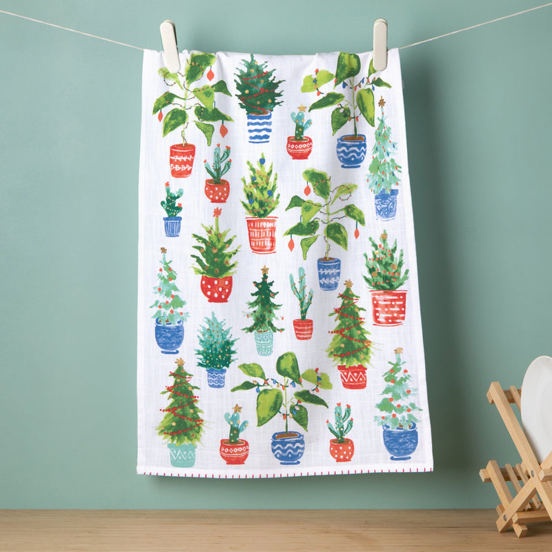 Jubilee - Jingle Plants Christmas Dishtowel - lifestyle