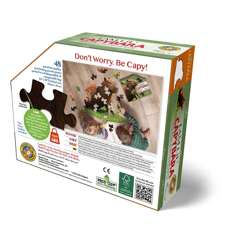 Madd Capp Puzzles - I AM Lil' Capybara (48 pc)