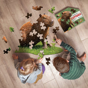 Madd Capp Puzzles – I Am Lil' Capybara Jigsaw Puzzle | 48 Pieces – lifestyle view