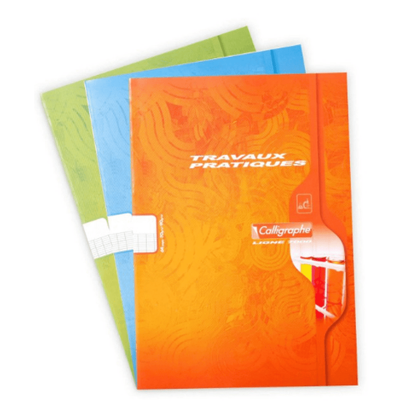 French Ruled Scientific Notebook 7000 assorted stapled 64 pages A4 (8.25 x 11.75 in)