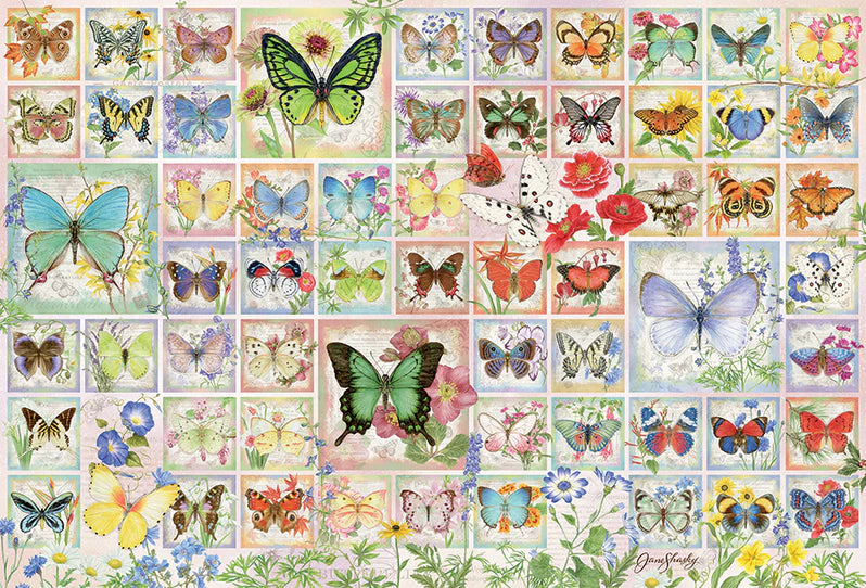 Cobble Hill - Butterflies and Blossoms (2000 Pc Puzzle) (Old Version)