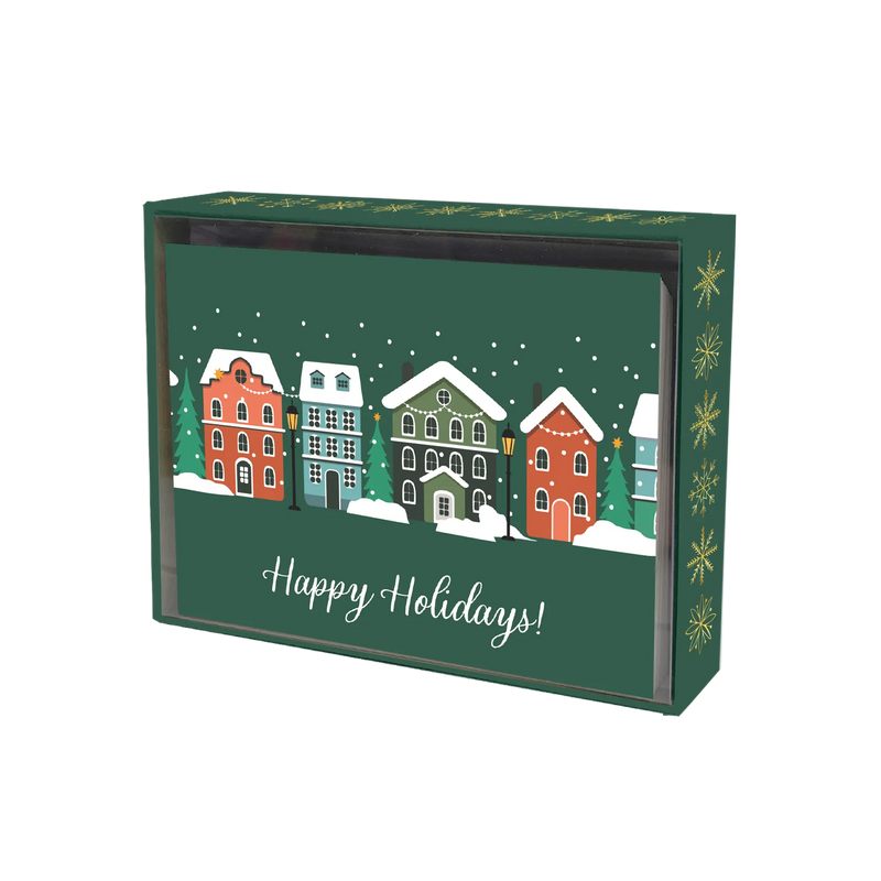 X-MAS CARD SET/ 20: SMALL VILLAGE