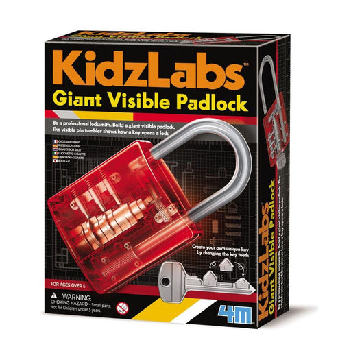 4M - Kidzlabs Giant Visible Padlock - Limolin 