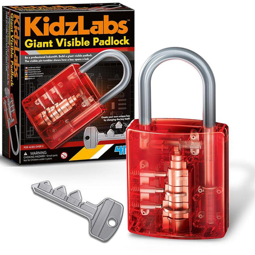 4M - Kidzlabs Giant Visible Padlock - Limolin 