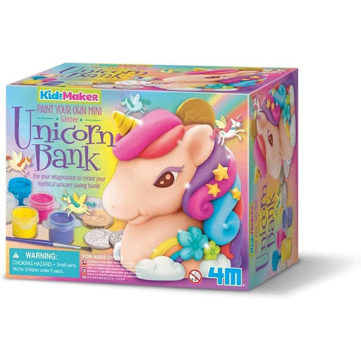 4M - Kidzmaker Glitter Unicorn Bank - Limolin 