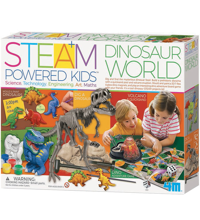 4M - Steam Kids Deluxe Dinosaur World - Limolin 