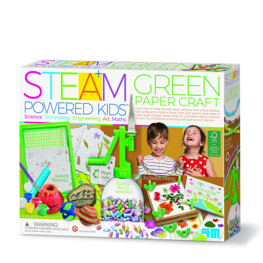 4M - Steam Kids Deluxe Green Paper Craft - Limolin 