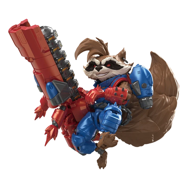 BLOKEES - Kits de maquettes de Rocket Raccoon, Champion de classe 08 de Marvel Rivals