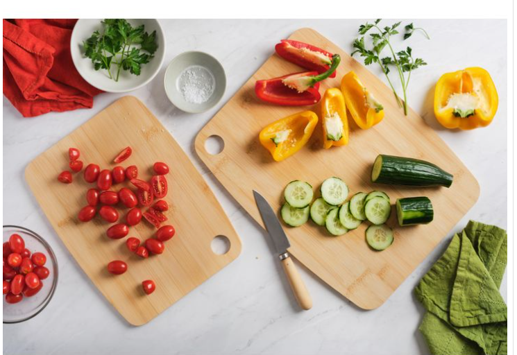 KITCHEN BASICS - Cutting Board Set  2/ST Bamboo